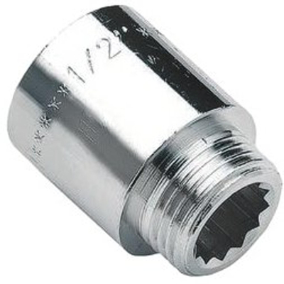 Bonfix rallonge de robinet 1/2 ff x 15 mm mf chrome