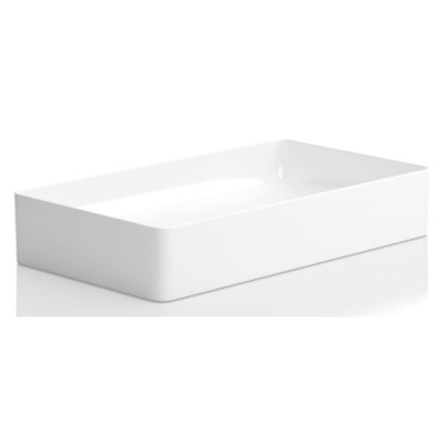 Laufen Living Square vasque à poser 60x34x10cm sans trou de robinetterie sans trop-plein SaphirKeramik blanc