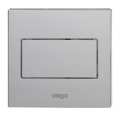 Viega set de finition pour urinoir avec plaque de commande Visign for Style 12 commande manuelle chromé
