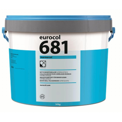 Eurocol 681 Marmercol Colle pour carrelage en pâte - Blanc