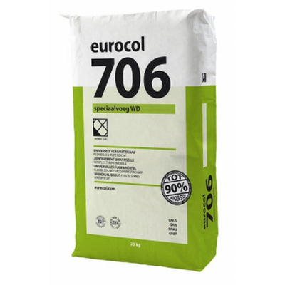 Eurocol 706 Speciaalvoeg WD Mortier de jointoiement pour carrelage - Gris