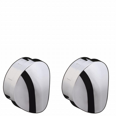 Hansgrohe Unica C Divers afdekkapje transparant - 2 stuks - chroom