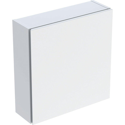 Geberit iCon armoire haute 45x46,7x15cm 1 porte sans softclose Panneau de particules Blanc Mat