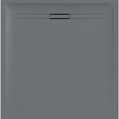 Geberit Sestra Douchevloer - 90x90cm - grijs leisteen