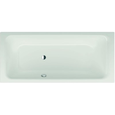 Bette Select baignoire tôle d'acier rectangulaire 170x75x42cm avec trop-plein arrière