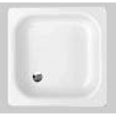 Bette receveur de douche acier carré 90x90x6.5cm blanc
