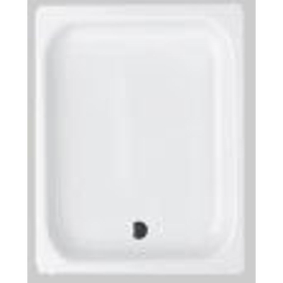 Bette Super Plat Receveur de douche Acier émaillé 120x100x3.5cm Rectangulaire Blanc