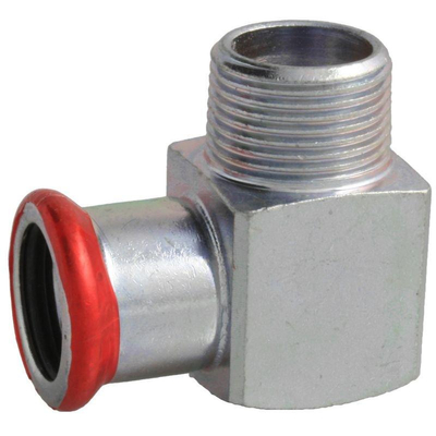 Bonfix Press staalverzinkt articulation du coude 90° conique r1/2 bux15mm