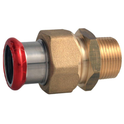 Bonfix Press staalverzinkt embrayage 3 pièces conique plat r1/2 bux15mm