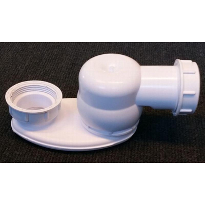 Royal Plaza Merlot siphon de baignoire peu profond 20x20 blanc