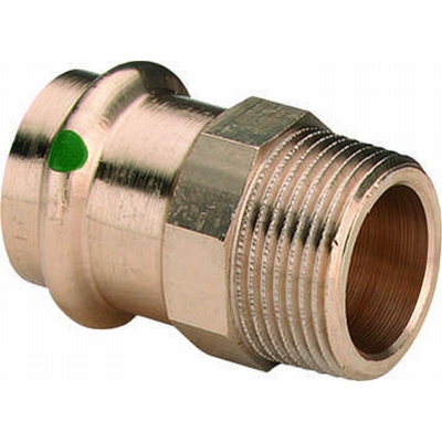 Viega raccord de transition sanpress sc filetage mâle 15x1/2 bronze