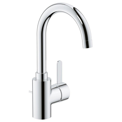 Grohe Eurosmart Cosmopolitan Wastafelkraan - L-Size - met afvoerplug - hoge draaibare uitloop - chroom