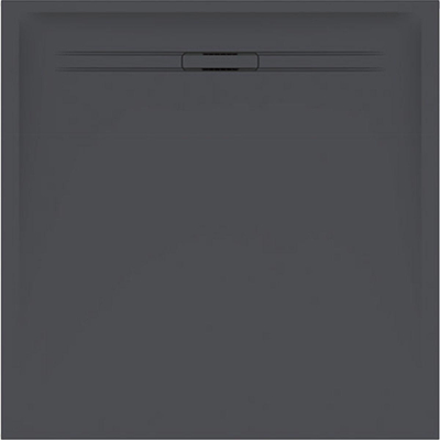 Geberit Sestra Douchevloer - 90x90cm - grafiet leisteen (antraciet)