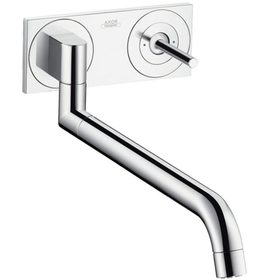 AXOR Uno 2 élément de finition pour robinet de cuisine encastré avec bec pivotant chrome