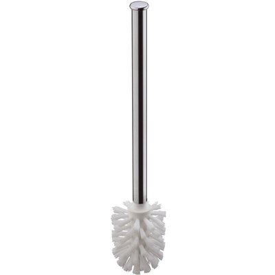 Axor Brosse de WC séparée blanche avec manche chromé