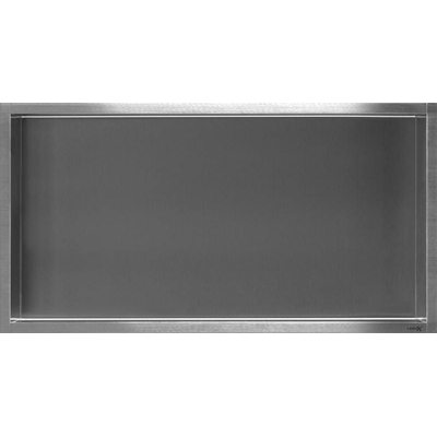 Looox Box niche encastrée 60 x 30 cm inox brossé