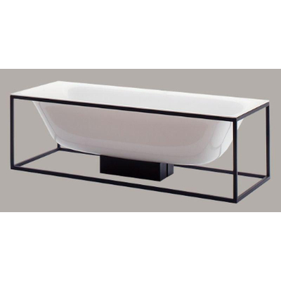 Bette Lux shape cadre pour baignoire 180cm noir