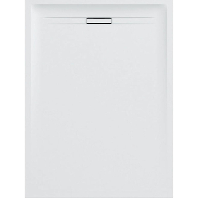 Geberit Sestra Douchevloer - 160x90cm - structuur wit leisteen