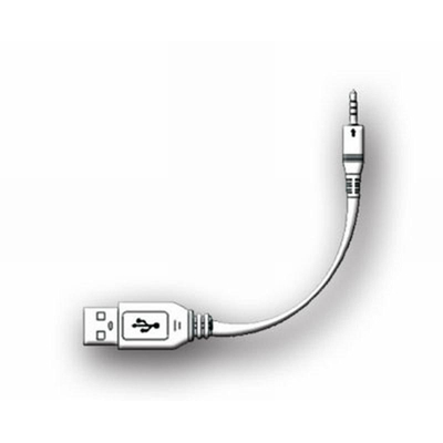Aquasound kabel voor oplaadset compleet voor wipod zwart