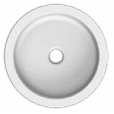 Royal Plaza Friens vasque à poser ronde 35cm sans trou de robinet blanc