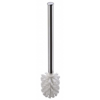 Axor Brosse de WC séparée blanche avec manche chromé