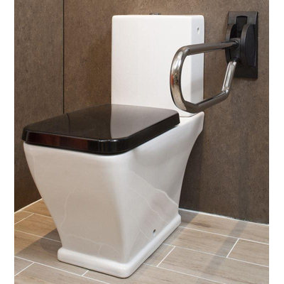 Handicare barre relevable 90cm inox anthracite RAL 7028