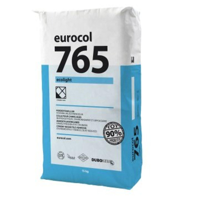 Eurocol 765 ecolight POEDERTEGELLIJM ZAK A 15 KG. grijs