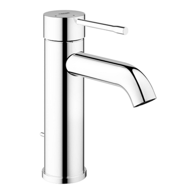 GROHE Essence New wastafelkraan - s-size - opbouw - voorsprong 11.6cm - met trekwaste - chroom
