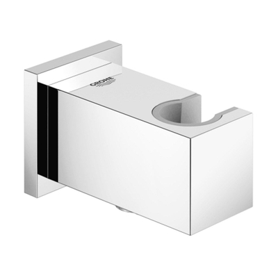 GROHE Euphoria cube wandaansluitbocht met wandhouder chroom OUTLETSTORE