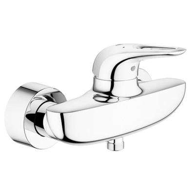 Grohe Eurostyle New Douchekraan - zonder omstel - met koppelingen - chroom