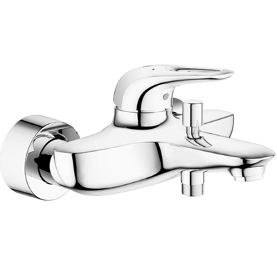 Grohe Eurostyle New Badkraan - met omstel - met koppelingen - chroom
