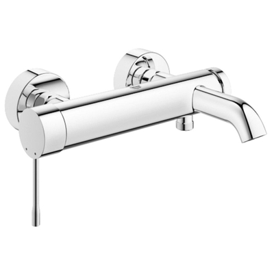 Grohe Essence New Badkraan - met omstel - met koppelingen - chroom