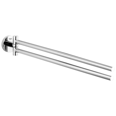 Grohe Essentials Handdoekhouder - 45cm - dubbel - draaibaar - chroom