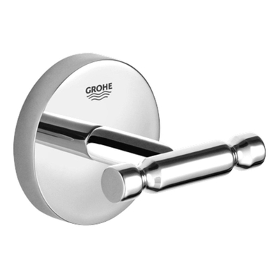 GROHE Bau Cosmopolitan crochet de serviette - rond - double - chrome