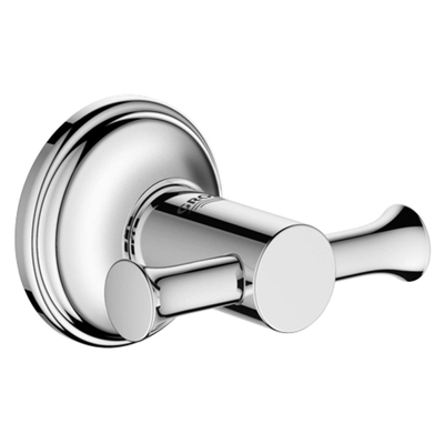 GROHE Essentials Authentic crochet de serviette - double - chrome