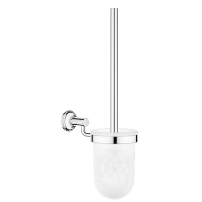 GROHE Essentials Authentic Toiletborstelhouder - wandmontage - rond - gesloten - chroom