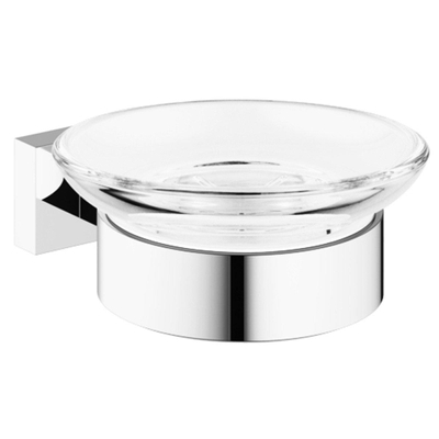GROHE Essentials Cube Zeepschaal - met houder - wandmontage - chroom