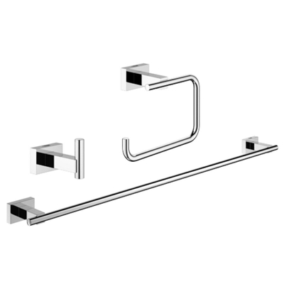 GROHE Essentials Cube ensemble d’accessoires 3 en 1 chrome