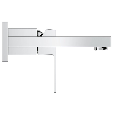 GROHE Eurocube afbouwdeel wastafelkraan - voorsprong 17.1cm - zonder waste - chroom