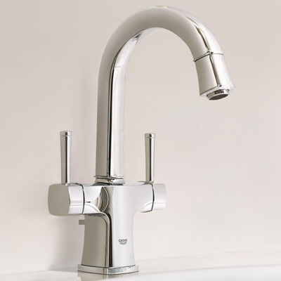 GROHE Grandera Mitigeur lavabo avec bec haut et tournant avec bonde chrome