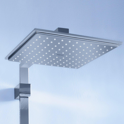 GROHE Cube Regendoucheset Opbouw - hoofddouche 23cm - handdouche staaf - thermostatisch - chroom SHOWROOMMODEL