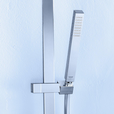 GROHE Cube Regendoucheset Opbouw - hoofddouche 23cm - handdouche staaf - thermostatisch - chroom SHOWROOMMODEL
