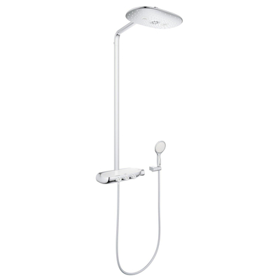 GROHE Rainshower SmartControl Ensemble de douche pluie apparent - pomme de douche 36cm - 2 fonctions - douchette ronde - chrome