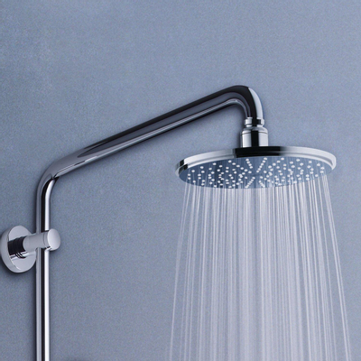 GROHE Rainshower Modern colonne de douche avec inverseur, douche de tête et Sena douchette à main chrome