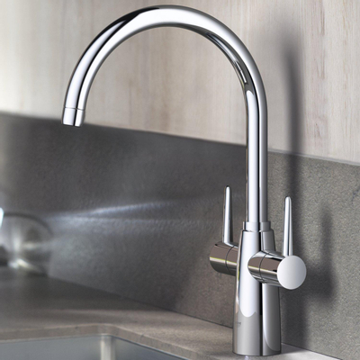 Grohe Ambi Keukenkraan - hoog - chroom