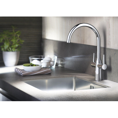 Grohe Ambi Keukenkraan - hoog - chroom