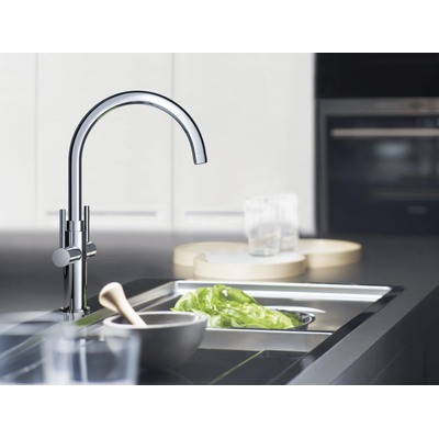 Grohe Ambi Keukenkraan - hoog - chroom