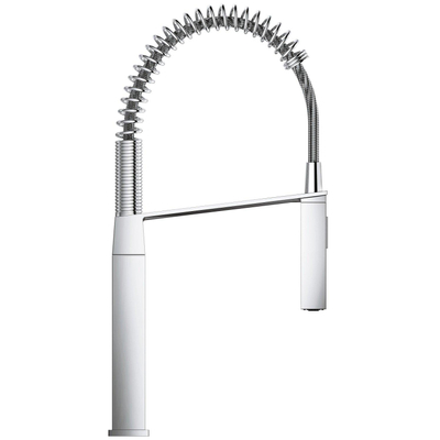 Grohe Eurocube Keukenkraan - 2 straalsoorten - met profesionele handdouche - chroom