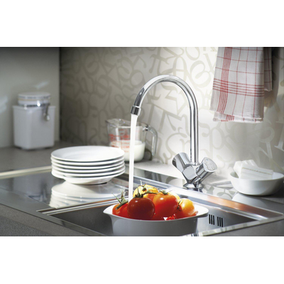 GROHE Costa S Mitigeur de cuisine avec bec élevé chrome
