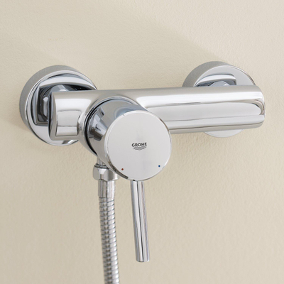 Grohe Concetto Douchekraan - met koppelingen - chroom